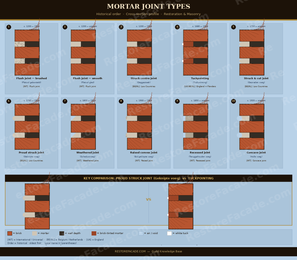 historic mortar joint styles true the years from the beginning